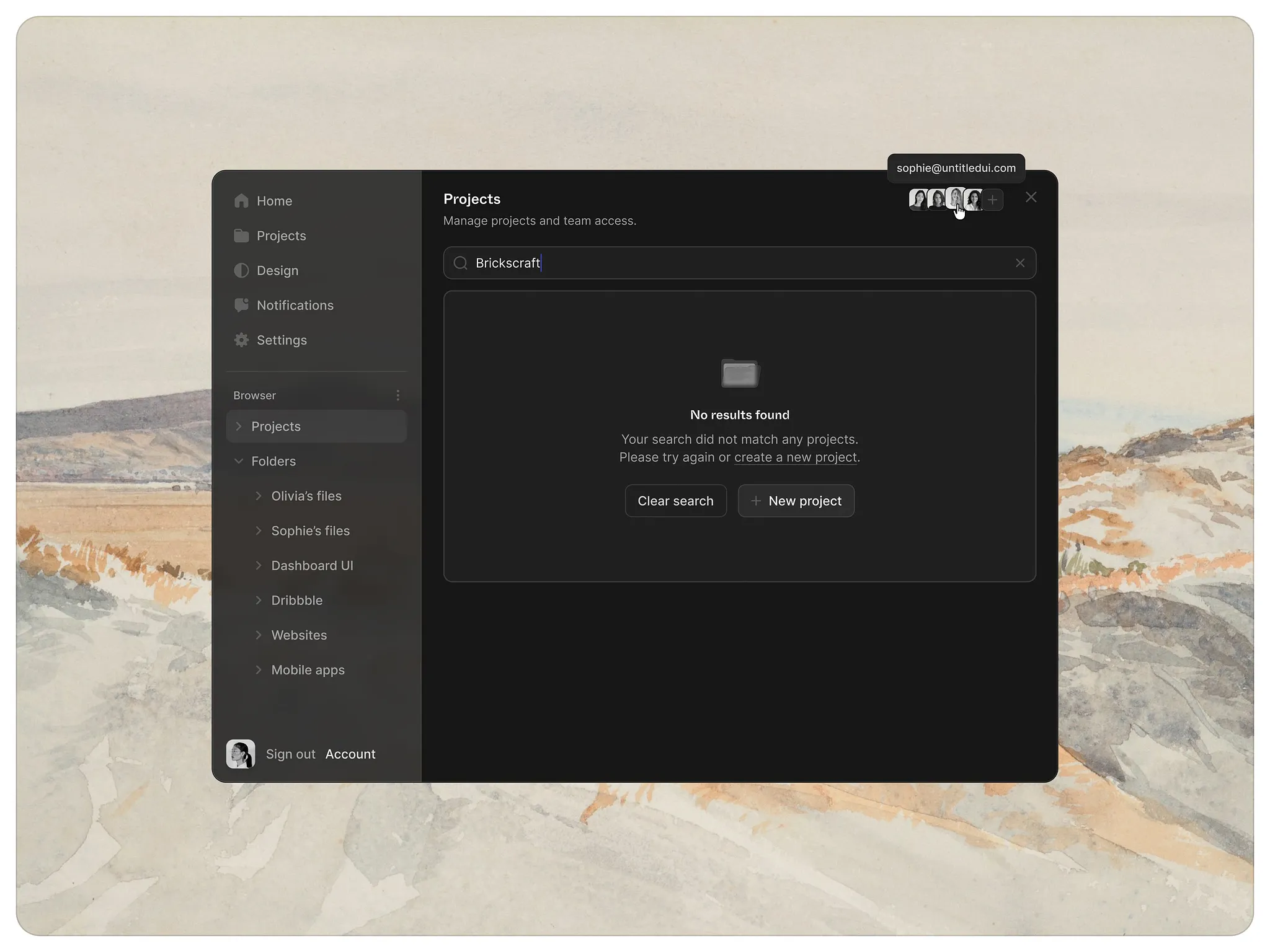 Midstream dashboard